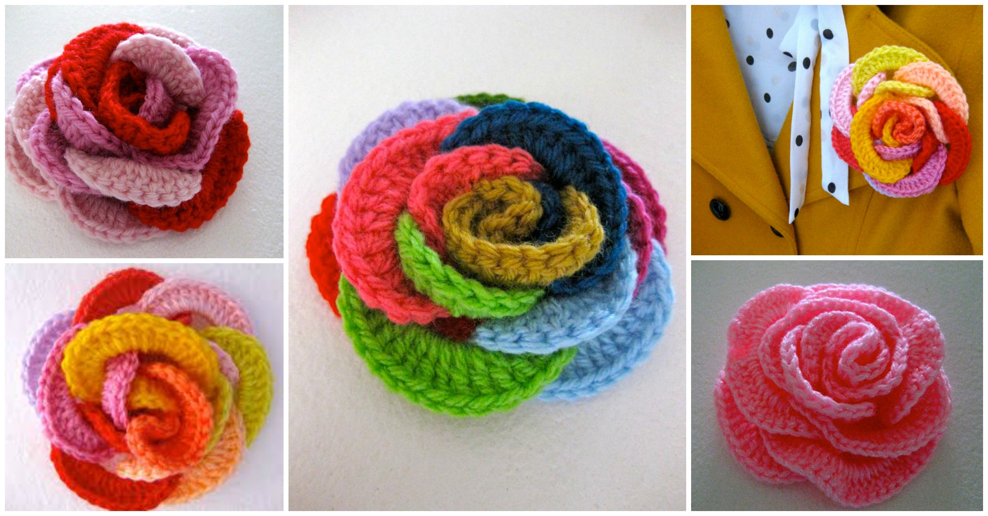 crochet loopy roses