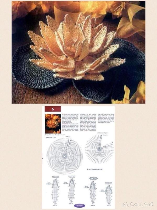 crochet lotus flower 1 scaled