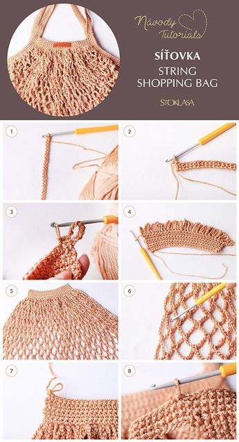 crochet market bags pattern 1
