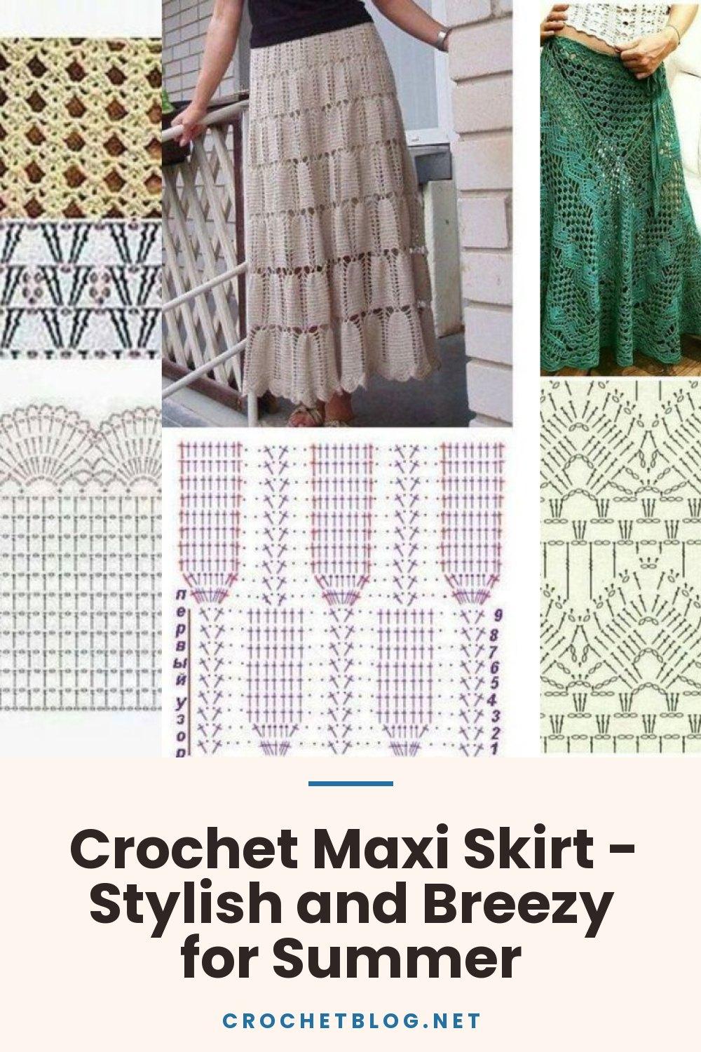 Crochet Maxi Skirt - Stylish and Breezy for Summer