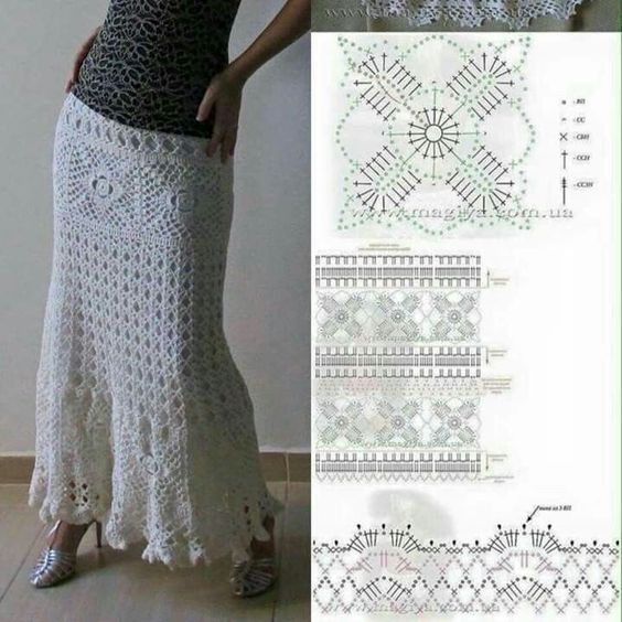 crochet maxi skirt 4