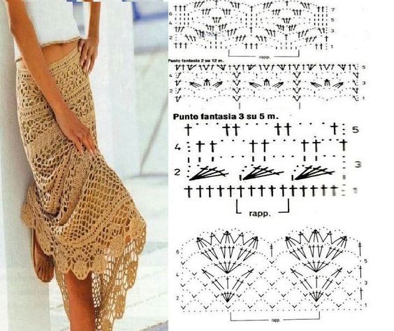 crochet maxi skirt 5