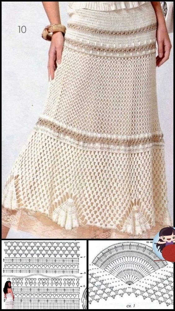 crochet maxi skirt 6