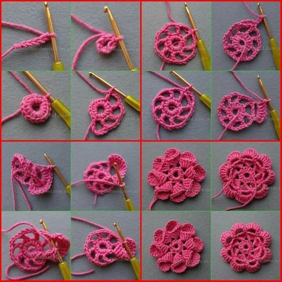 crochet may flower