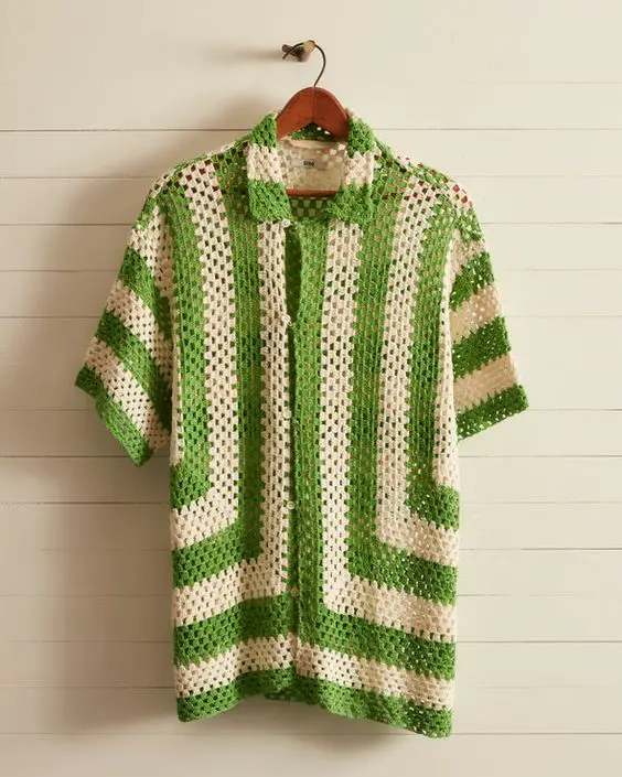 crochet mens shirt ideas 1