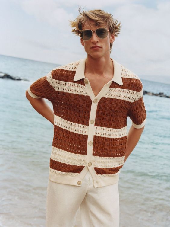 crochet mens shirt ideas 2