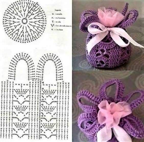 crochet mini vase graphics 3