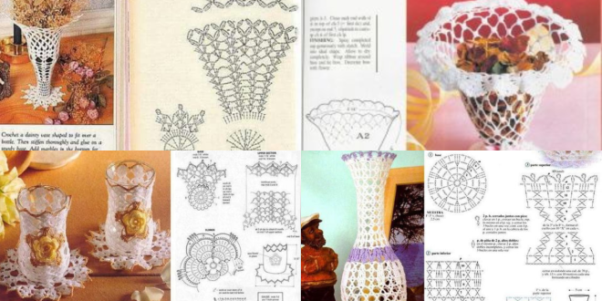 crochet mini vase graphics