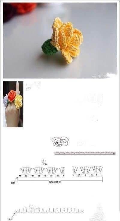 crochet miniature flowers ideas 5