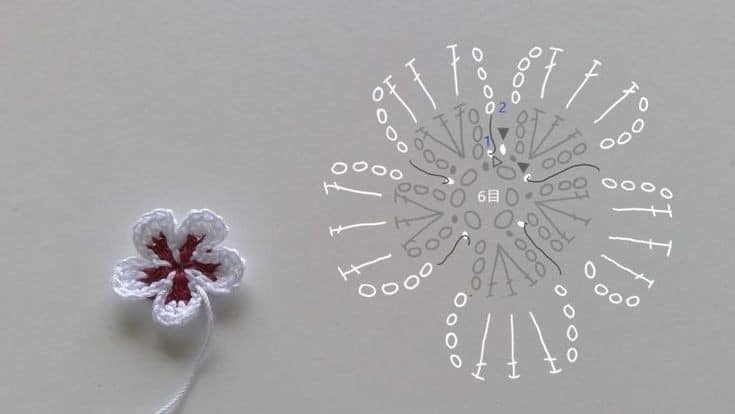 crochet miniature flowers ideas 9