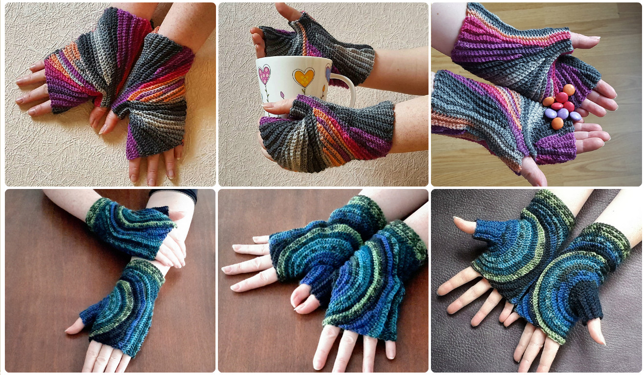 crochet mittens pattern