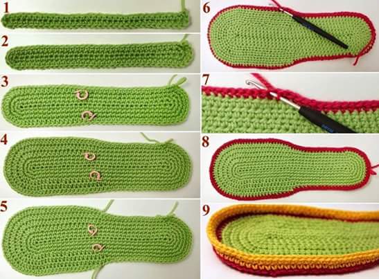 crochet moccasins ideas 1