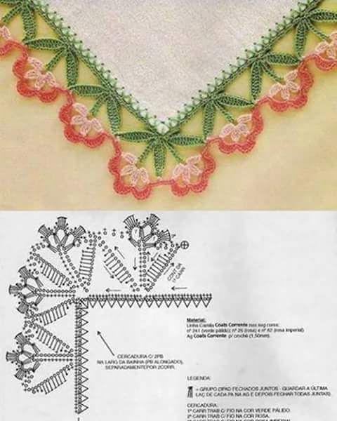 crochet napkin border ideas 5