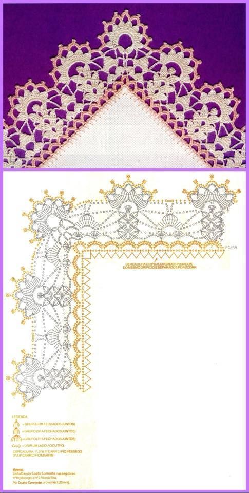 crochet napkin border ideas 6