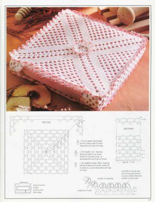 crochet napkin holders ideas