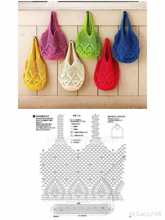 Crochet Net Bag Step By Step