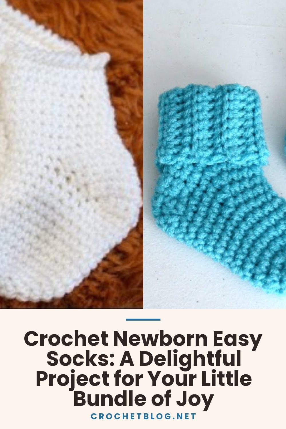Crochet Newborn Easy Socks: A Delightful Project for Your Little Bundle of Joy