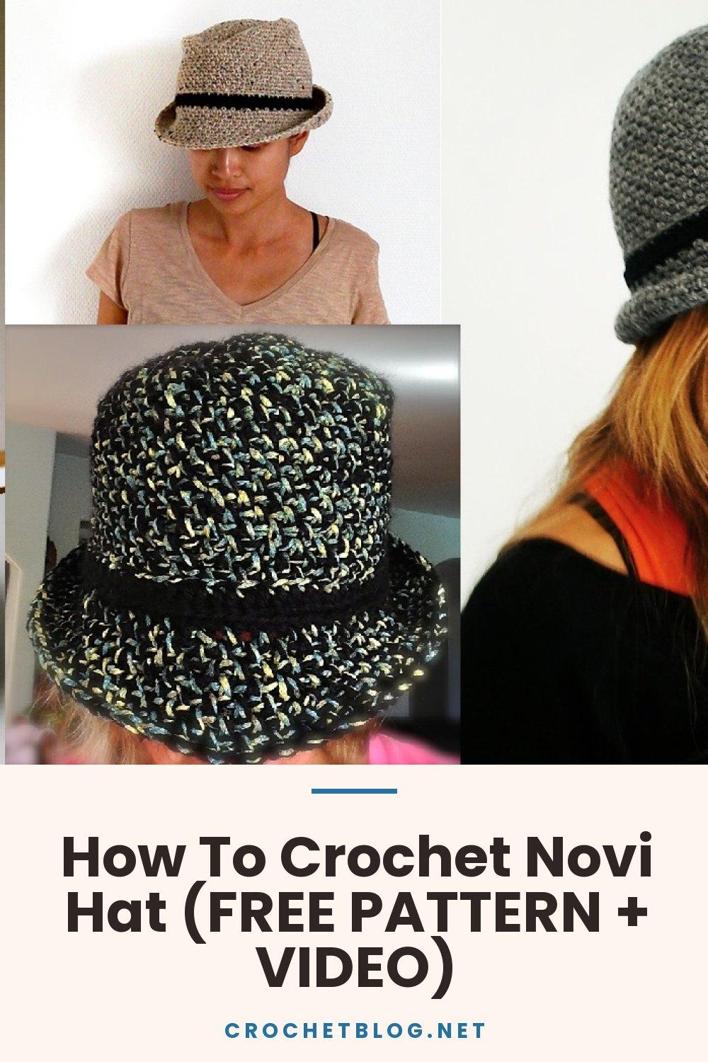 How To Crochet Novi Hat (FREE PATTERN + VIDEO)