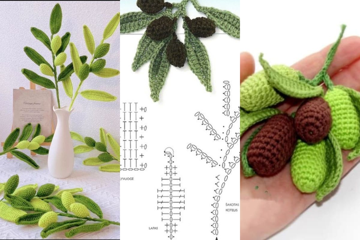 crochet olive branches 2