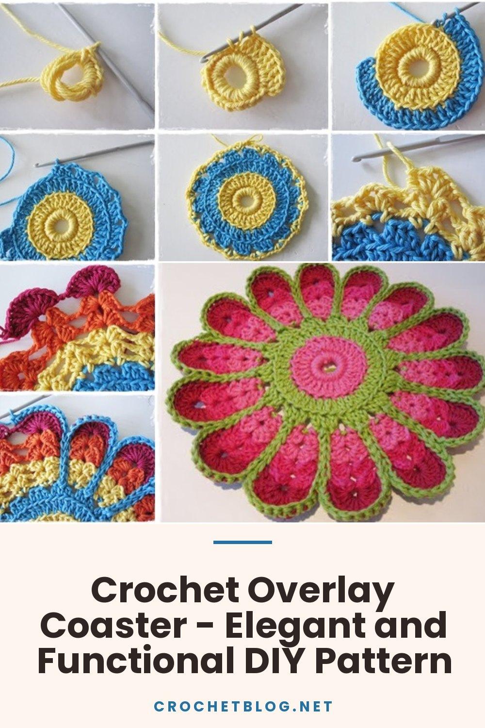 Crochet Overlay Coaster - Elegant and Functional DIY Pattern