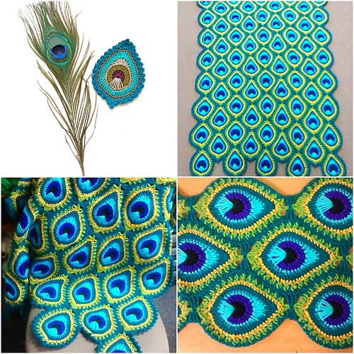 crochet peacock patterns 10