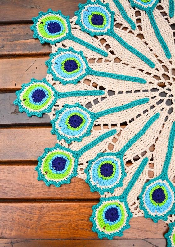 crochet peacock patterns 7