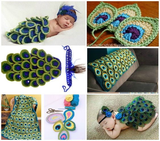 crochet peacock patterns 8