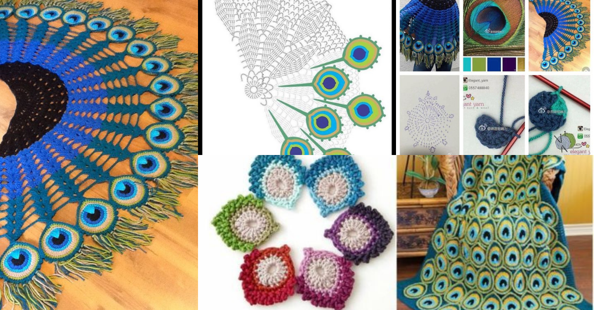 Crochet Peacock Patterns Video And Ideas 1081