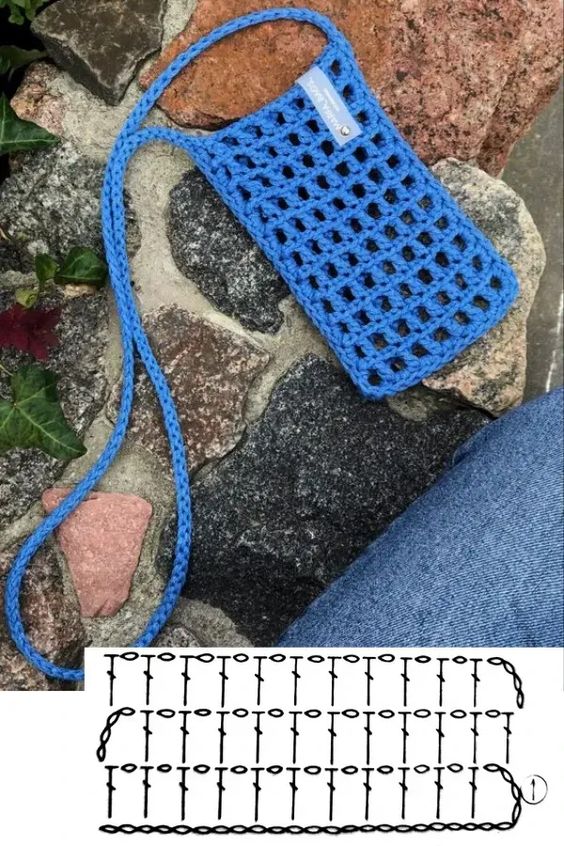 crochet phone holder models