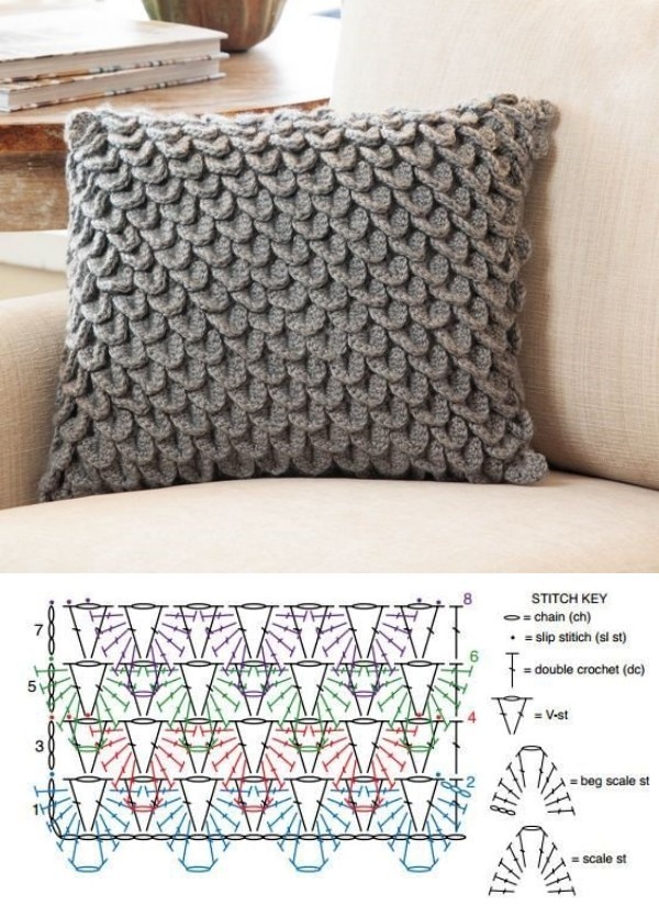 crochet pillowcases tutorial 1