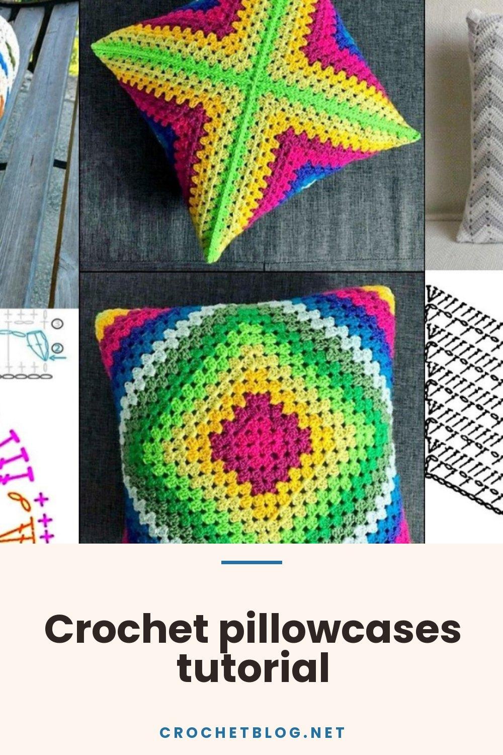 Crochet pillowcases tutorial