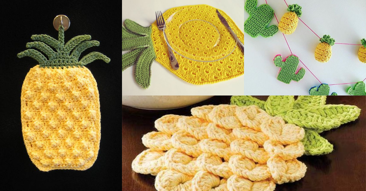 crochet pineapple tutorial ideas