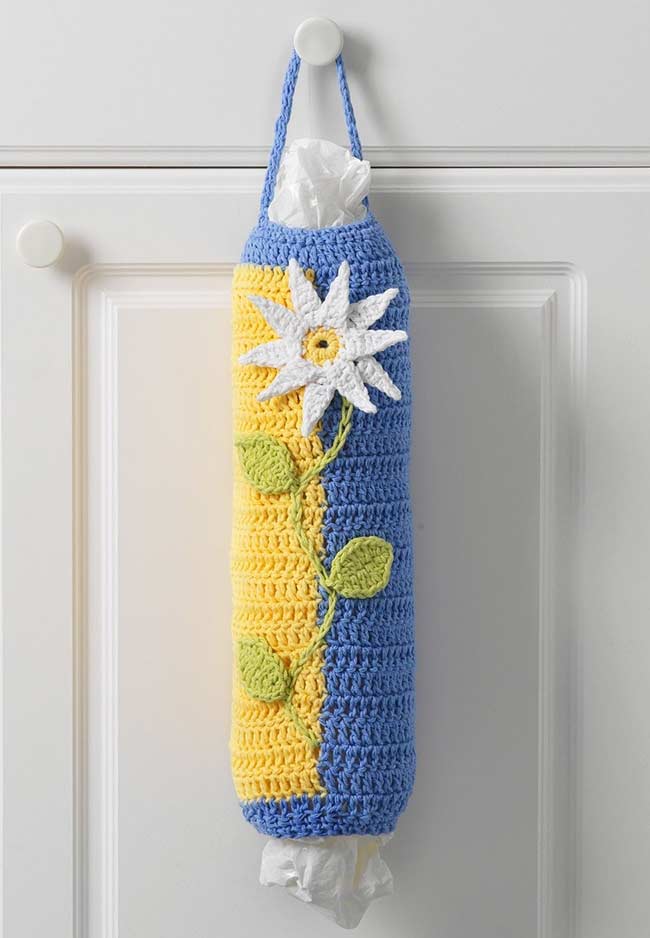 crochet plastic bag holder 2