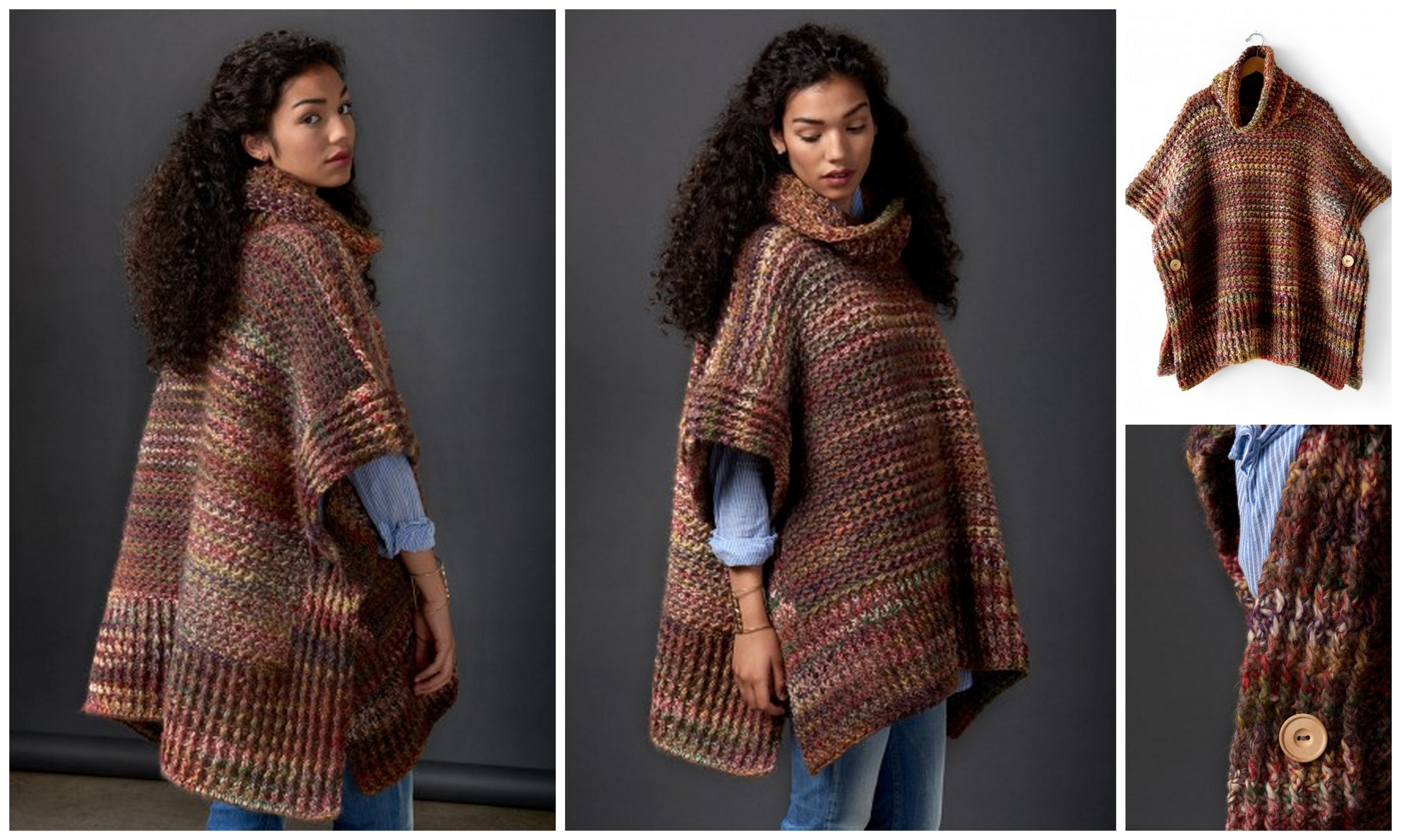 crochet poncho fall