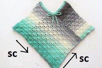 crochet poncho for children patterns