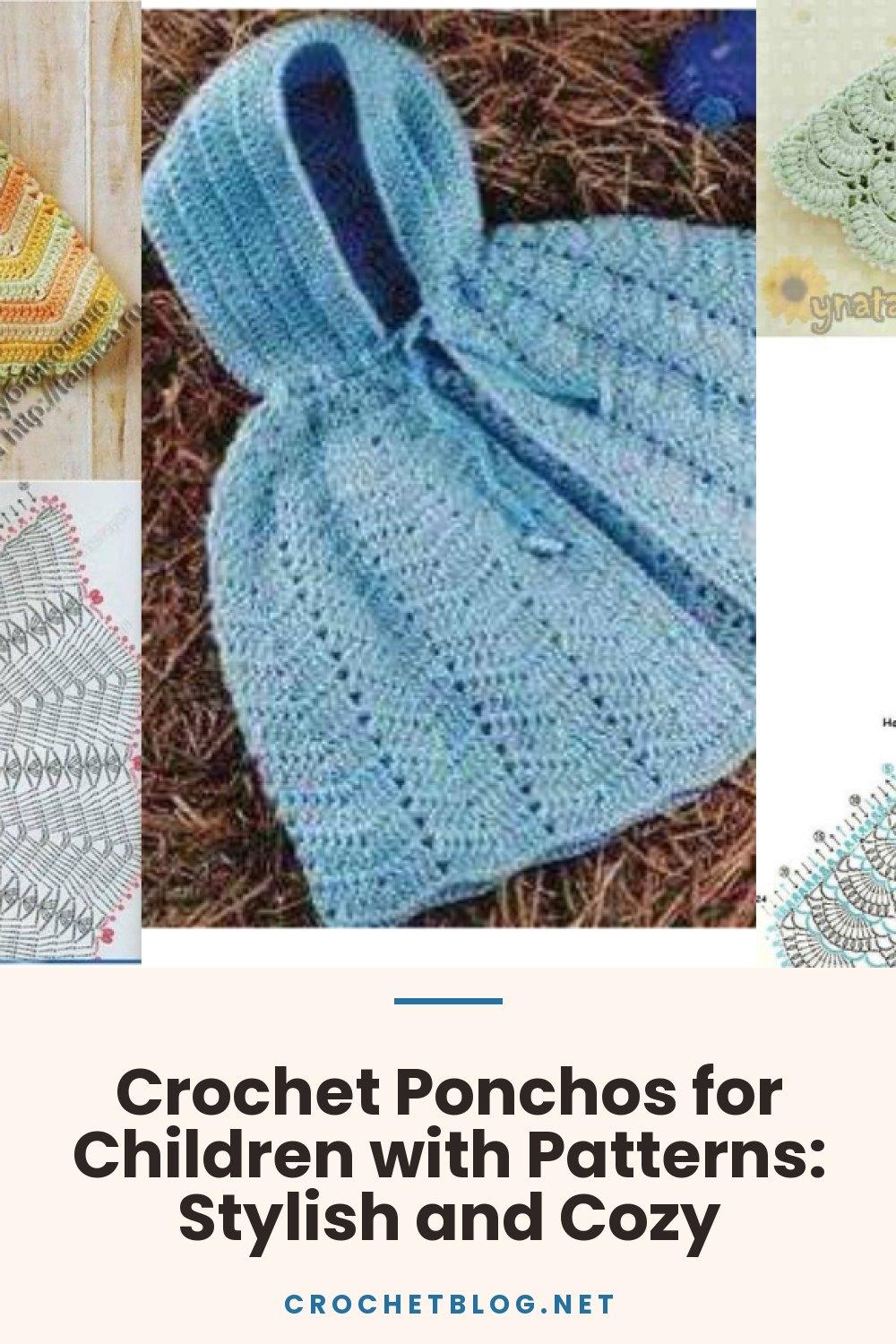 Crochet Ponchos for Children with Patterns: Stylish and Cozy