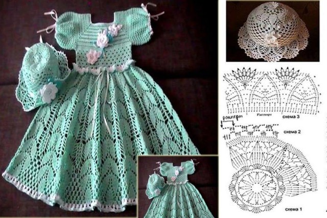 crochet princess dress 9