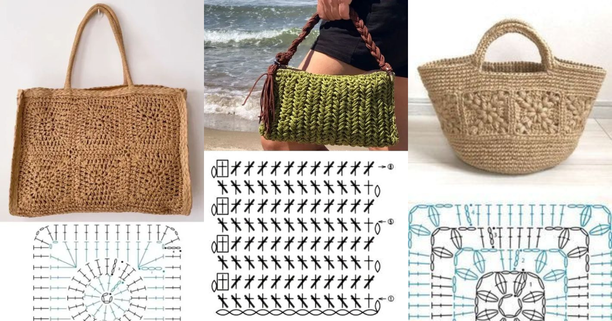 Crochet Raffia Bag Patterns | Create Stylish Accessories