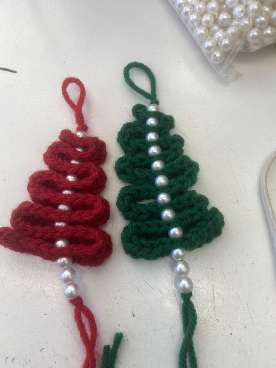 crochet ribbon christmas ideas 1