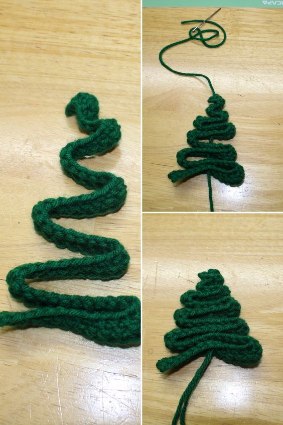 crochet ribbon christmas ideas 2