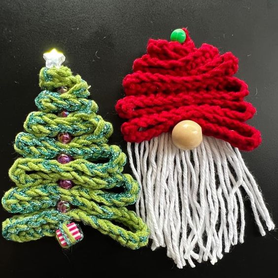 crochet ribbon christmas tree pattern 4