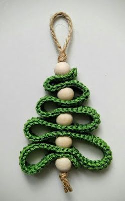 crochet ribbon christmas tree pattern 5