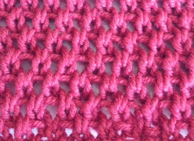 crochet rice stitch 2