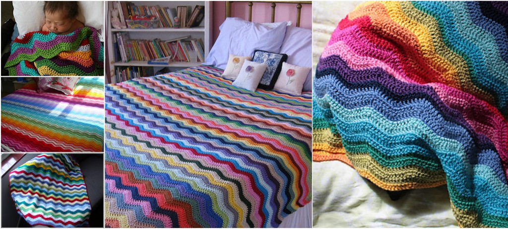 crochet ripple blanket