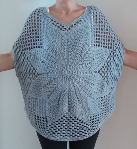 crochet round blouse models 1