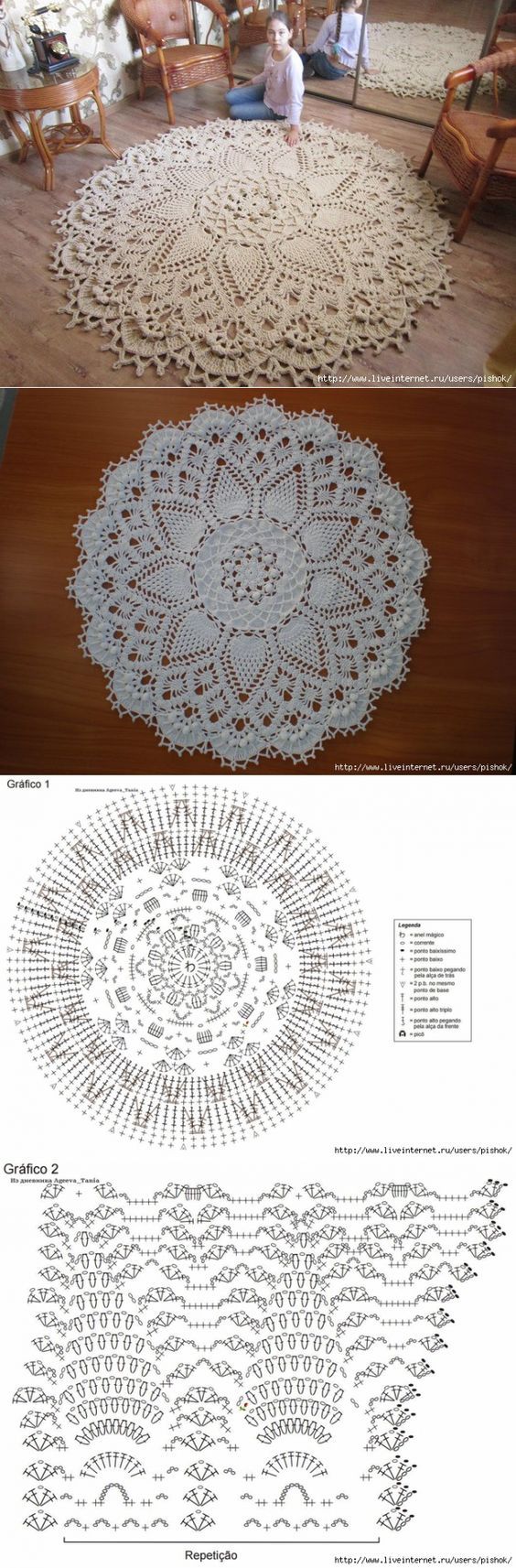 crochet rug patterns free 1