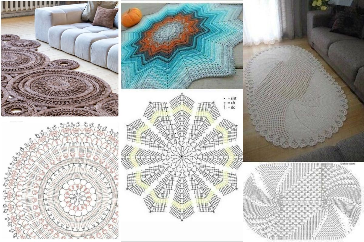 crochet rug patterns free 10