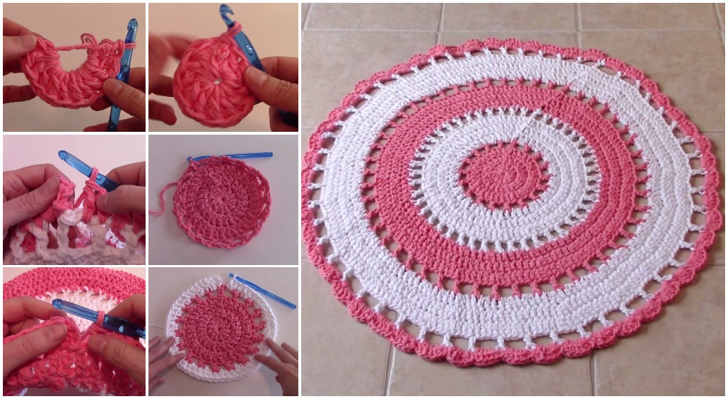crochet rug tutorial