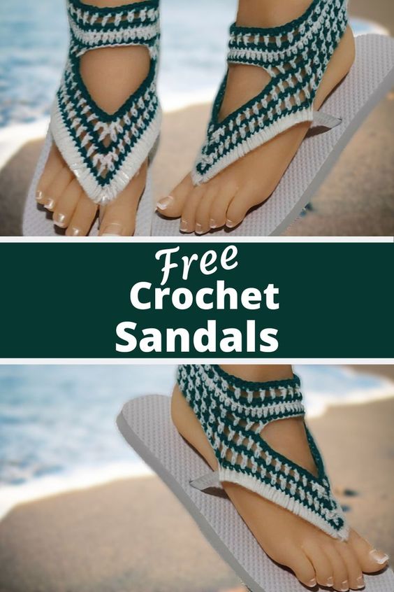 crochet sandals 1