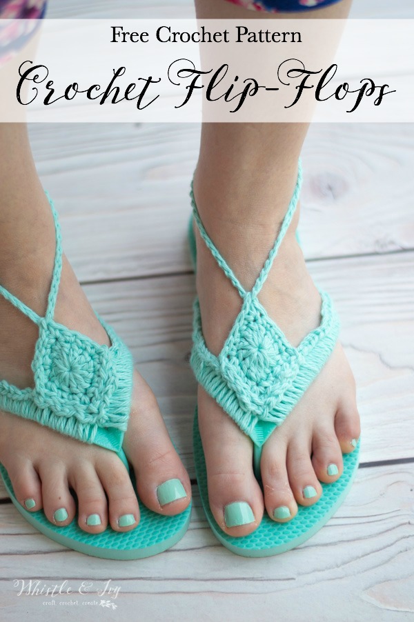 crochet sandals 2